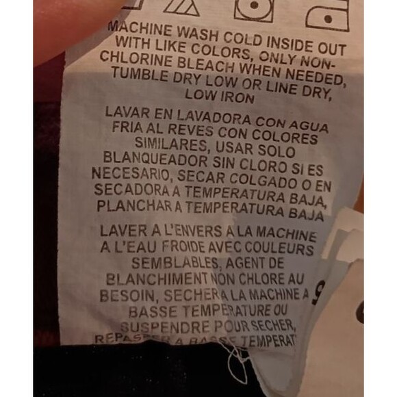 Lee Straight Leg Relaxed Fit Mid Rise Womens Burgundy Jeans Plus Size 16 Medium - Picture 8 of 8